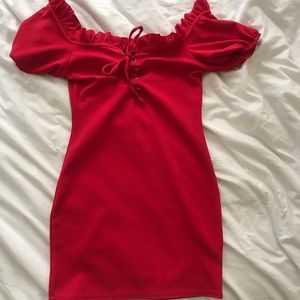 Pretty Little Thing Red Mini Dress